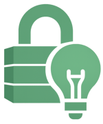 Cropped Lock Lightbulb Cropped Lock Lightbulb